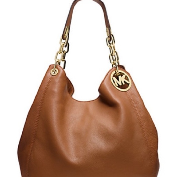 Michael Kors Tan Leather fulton Bag